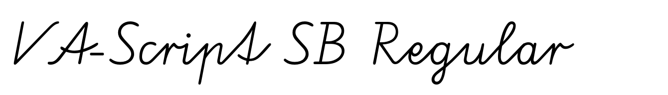 VA-Script SB Regular